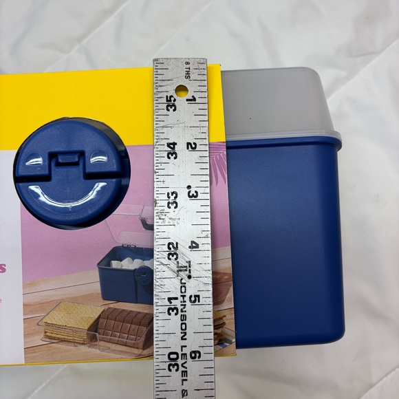 NWT S'mores Caddy by Sun Squad Navy Blue includes removable tray! Summer fun - Picture 6 of 6